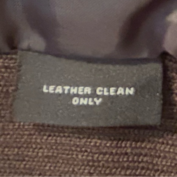 NWOT Chocolate Brown Genuine Leather & Sweater Jacket size XL - Picture 11 of 13